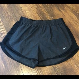 Nike shorts, black/gray, size large
